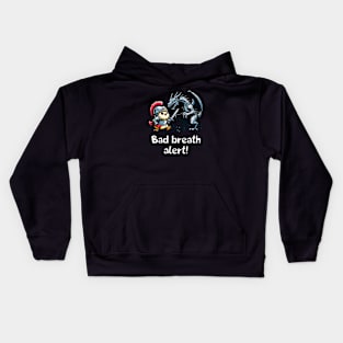 Chick Knight vs. Dragon: "Bad Breath Alert!" | Funny Kids Hoodie